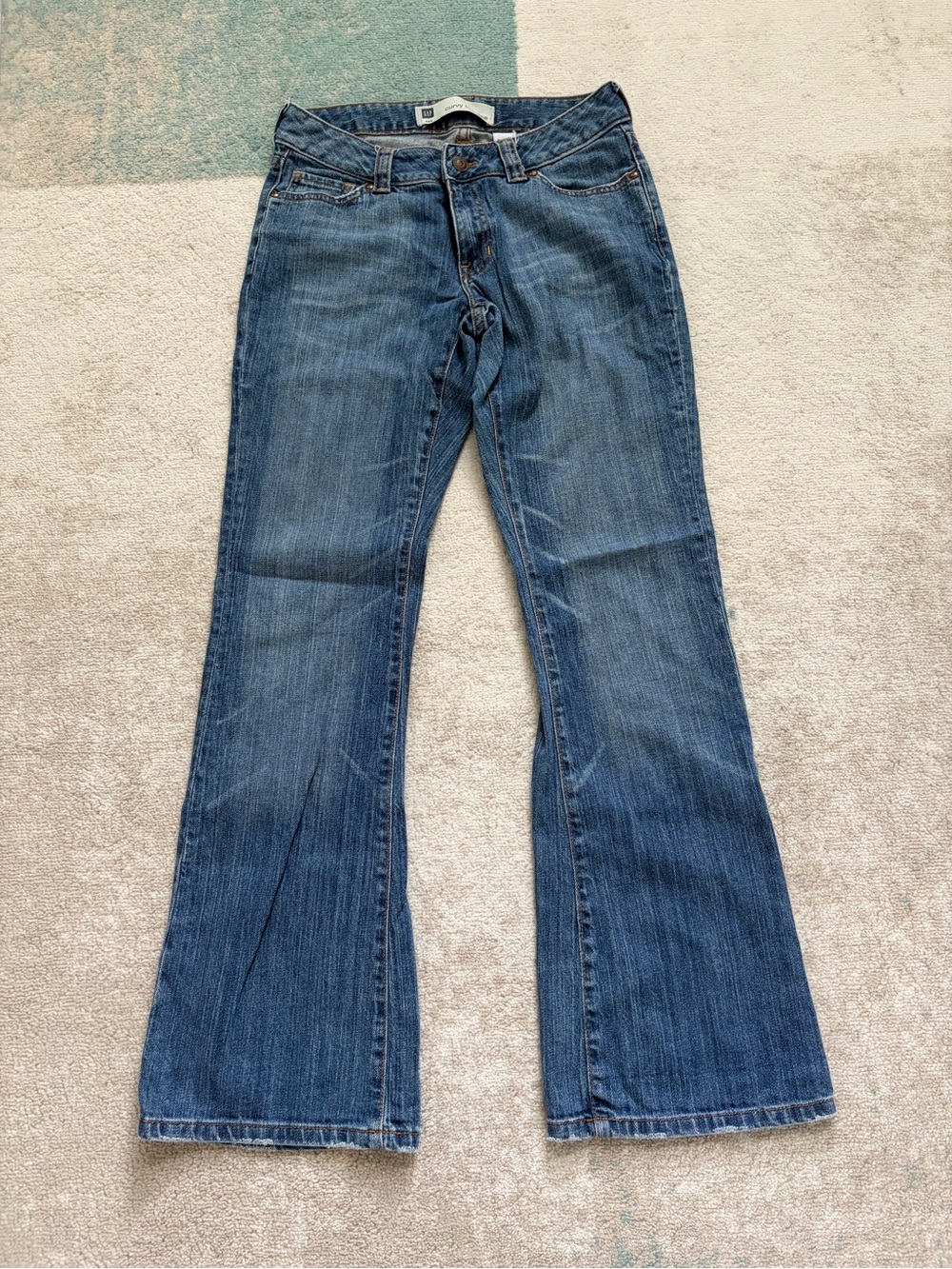 GAP Women's Medium Blue Flare Jeans